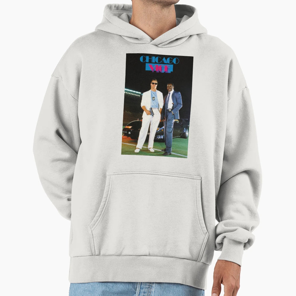 Chicago Vice Hoodie - Minimalist Print for Adults - T-Shirt, Sweatshirt, Hoodie