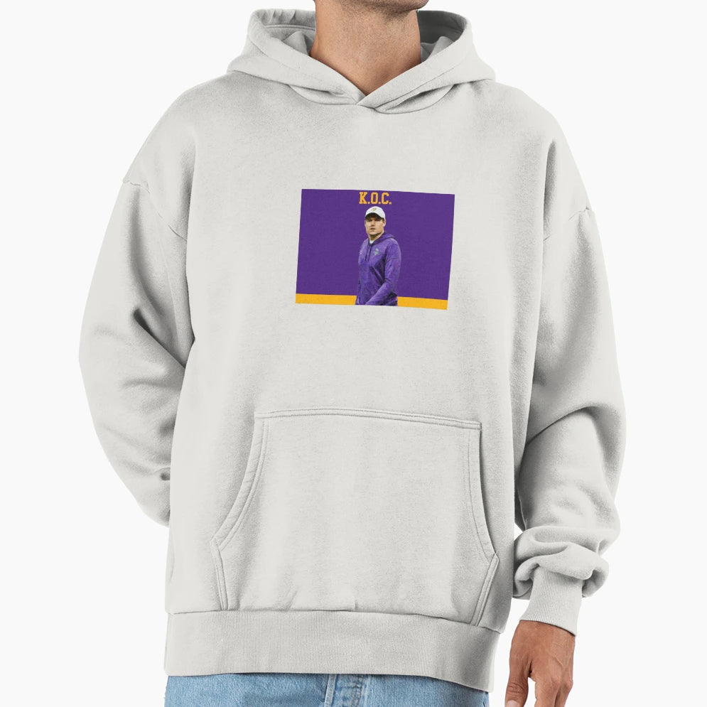 Minnesota Viking Head Coach Kevin Oconnell Hoodie - Minimalist Print Unisex - T-Shirt, Sweatshirt, Hoodie