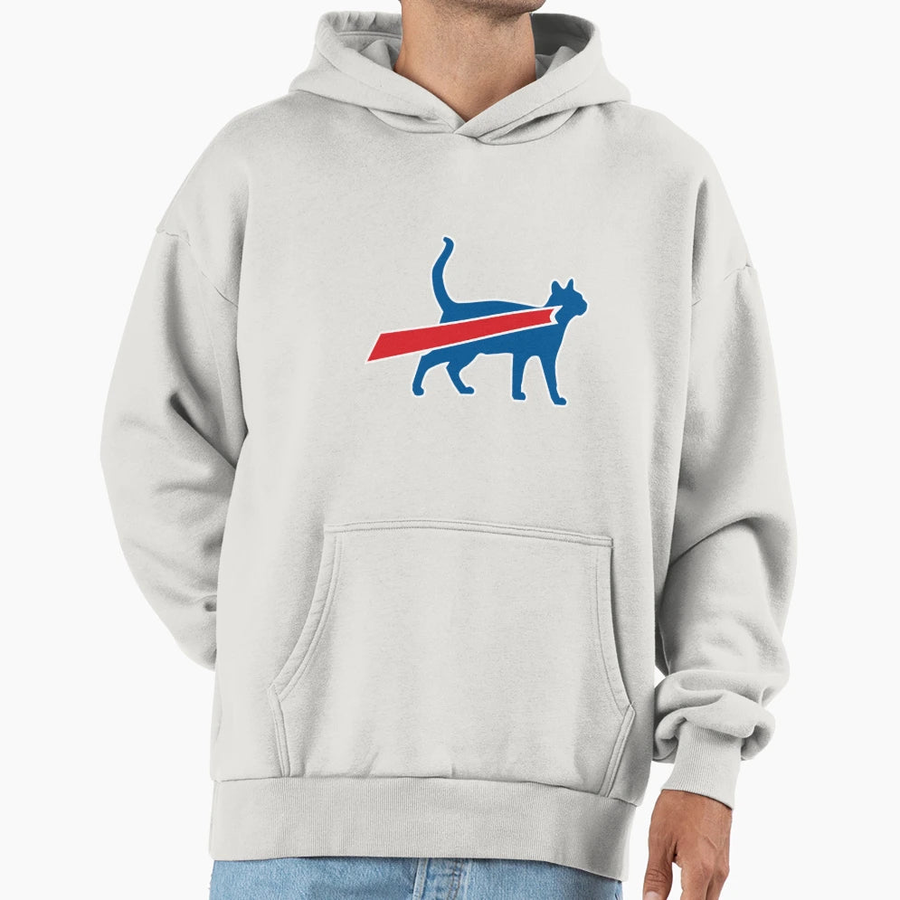 Cat Bills Super Cat Hoodie - Unique Graphic for Adults - T-Shirt, Sweatshirt, Hoodie