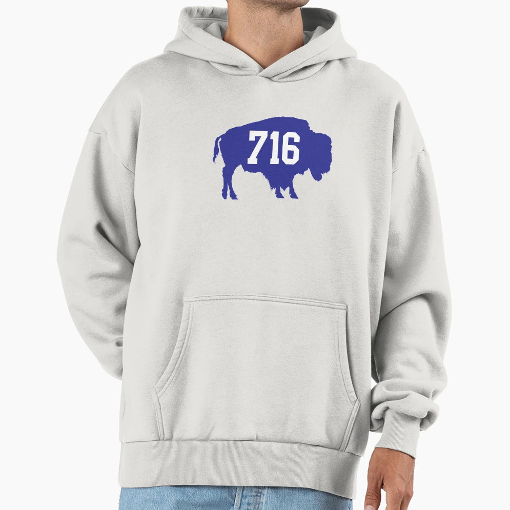 716 Blue Hoodie - Trendy Graphic Men Women - T-Shirt, Sweatshirt, Hoodie