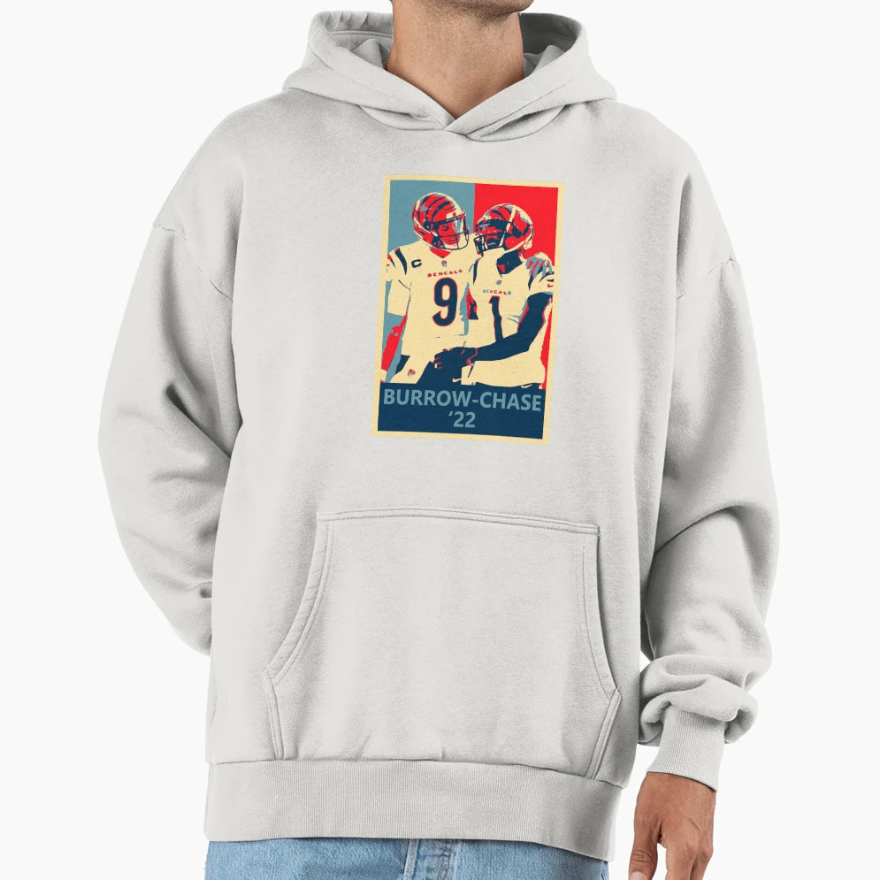 JB Jamarr Chase Campaign Hoodie - Graphic Print for Adults - T-Shirt, Sweatshirt, Hoodie