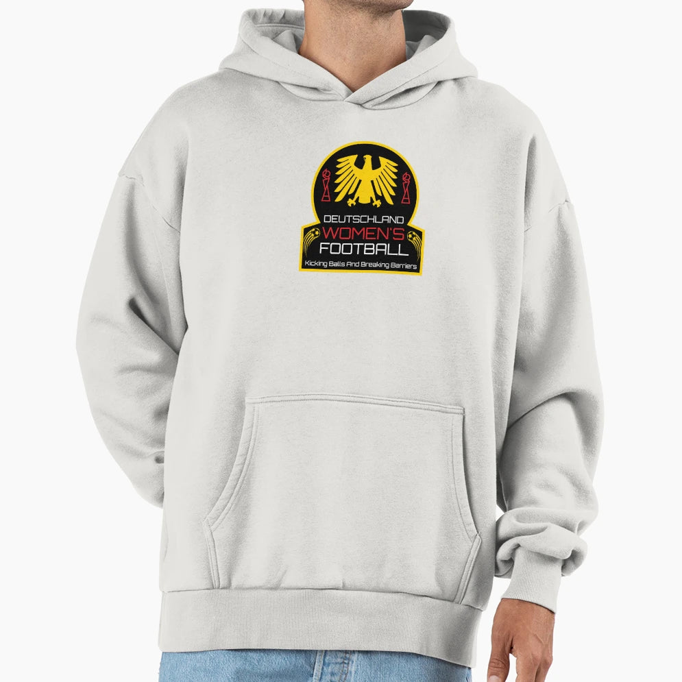 Deutschland Womens Football Soccer Hoodie - Unique Graphic Men Women - T-Shirt, Sweatshirt, Hoodie