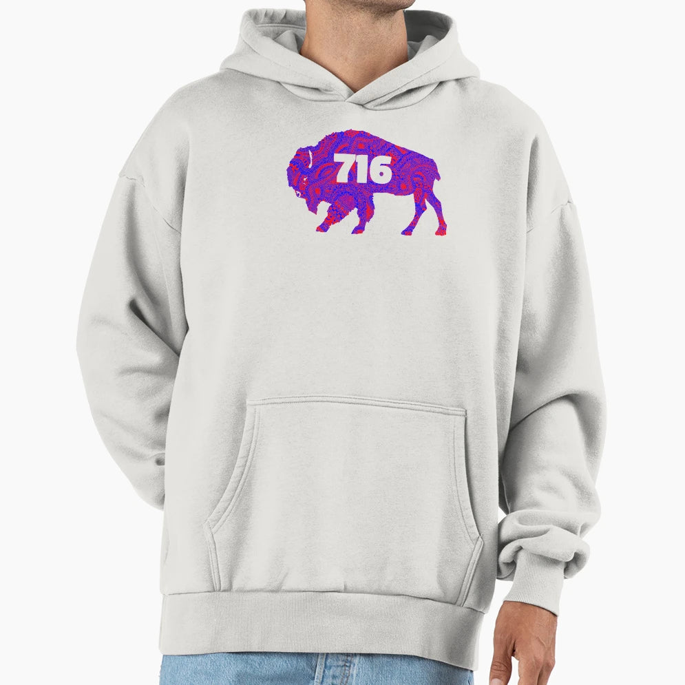 Zentangles Buffalo 716 Buffalo Ny Hoodie - Streetwear Style Unisex - T-Shirt, Sweatshirt, Hoodie