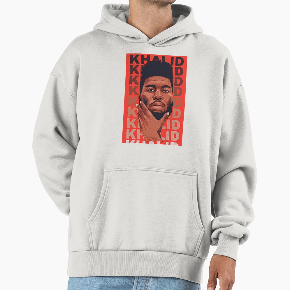American Singer Khalid Hoodie - Trendy Graphic Men Women - T-Shirt, Sweatshirt, Hoodie