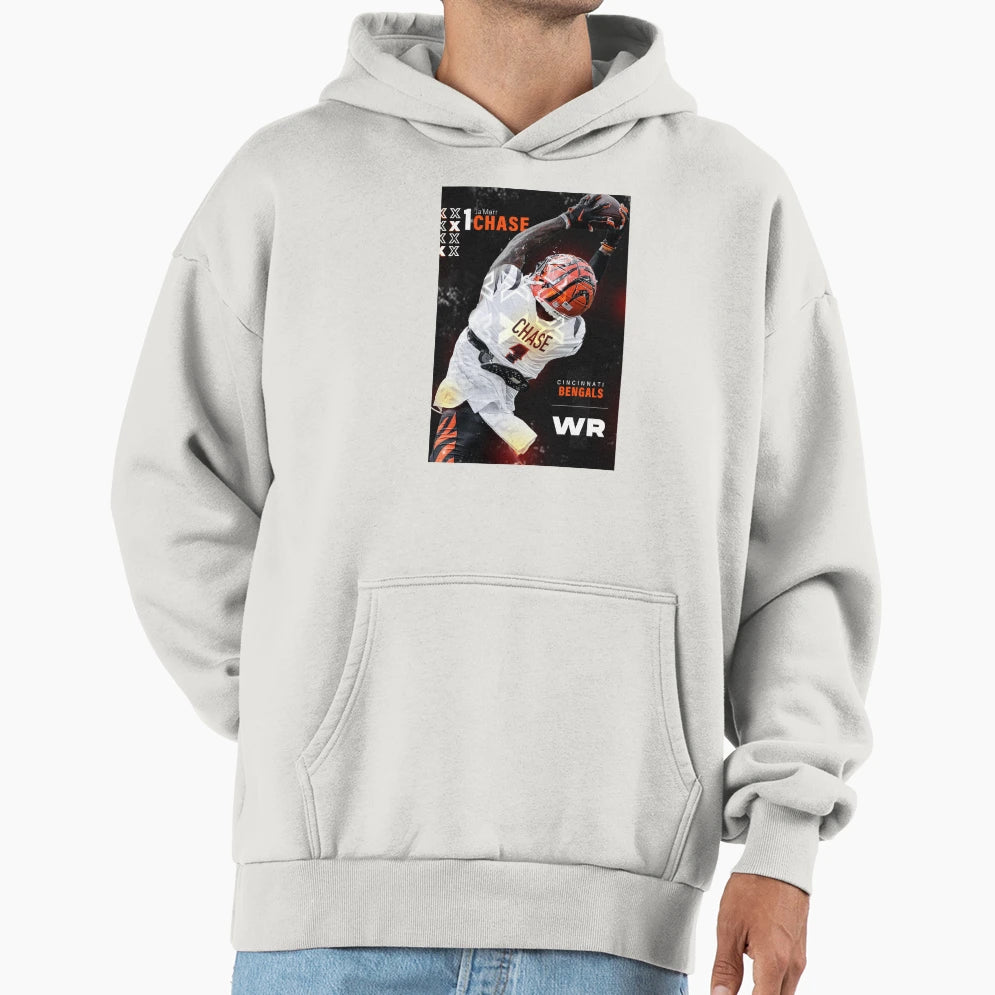 Jamarr Chase Hoodie - Casual Everyday Wear Men Women - T-Shirt, Sweatshirt, Hoodie