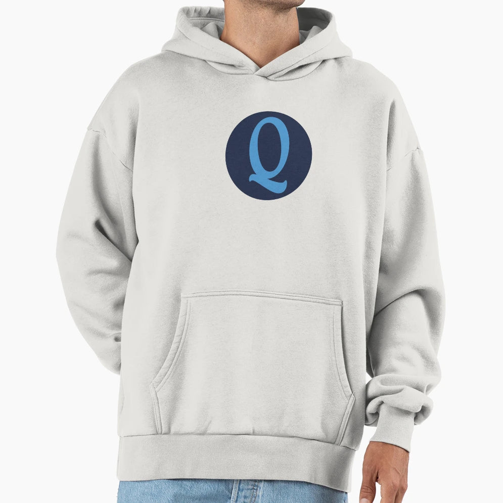 Letter Q Monogram Hoodie - Graphic Print Men Women - T-Shirt, Sweatshirt, Hoodie