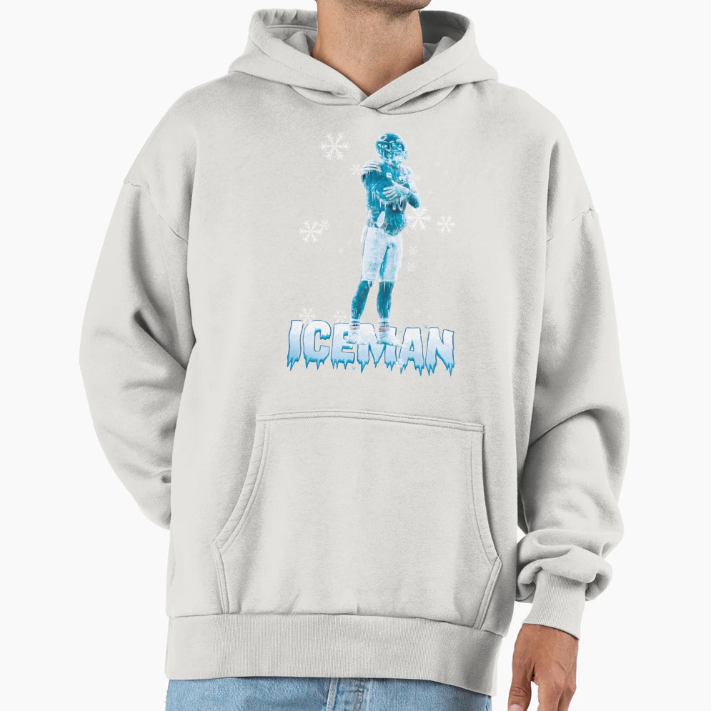 CW Iceman Chicago Football Hoodie - Graphic Print Men Women - T-Shirt, Sweatshirt, Hoodie