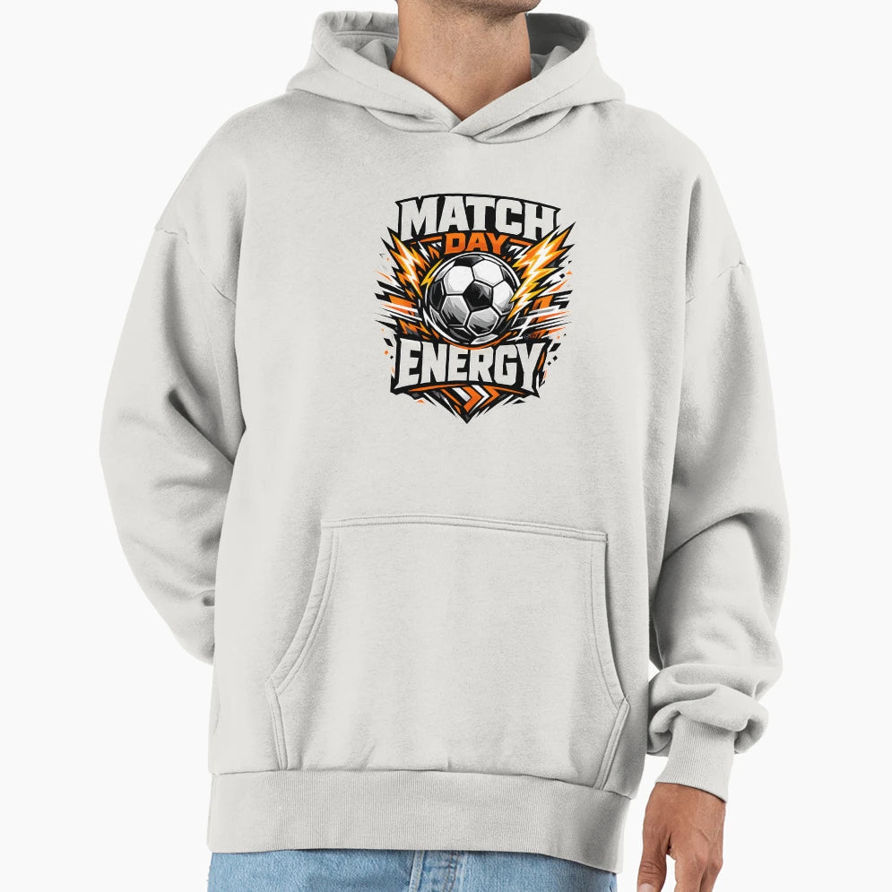 Match Day Energy Soccer Player Game Day T-Shirt - Novelty Apparel Unisex - T-Shirt, Sweatshirt, Hoodie