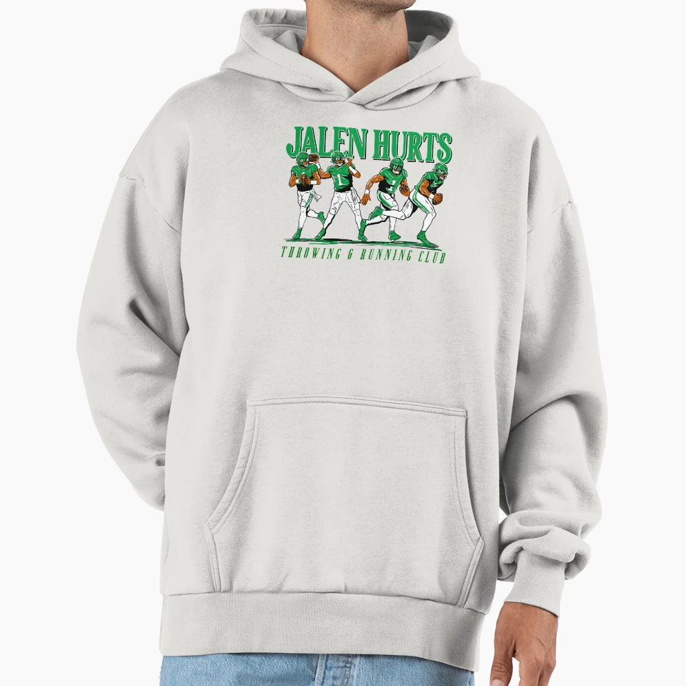JH Dual Threat JH Throwing G Running Club Hoodie - Custom Art Print Unisex - T-Shirt, Sweatshirt, Hoodie