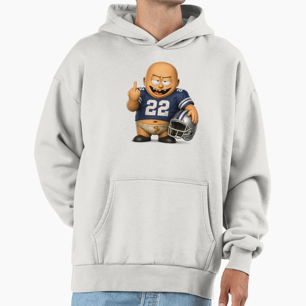 Funny American Football Player Hoodie - Aesthetic Graphic Men Women - T-Shirt, Sweatshirt, Hoodie