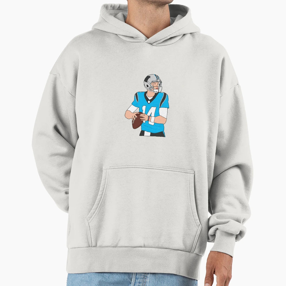 Carolina Panthers Sam Darnold Hoodie - Trendy Graphic Men Women - T-Shirt, Sweatshirt, Hoodie