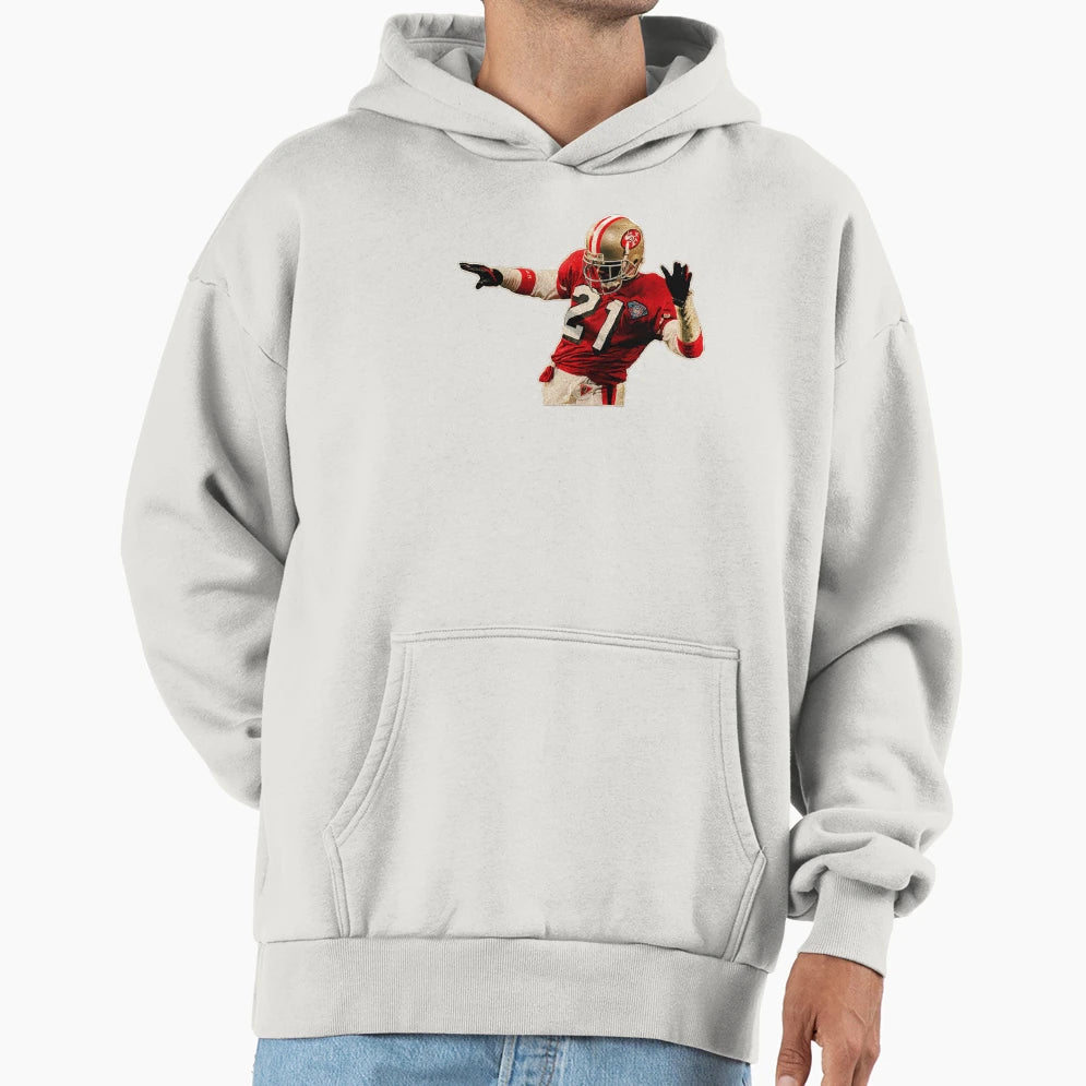 Deion Sanders San Francisco 49Ers Fan Hoodie - Custom Art Print Unisex - T-Shirt, Sweatshirt, Hoodie