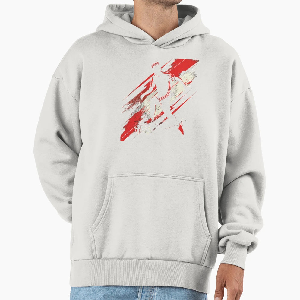 Soccer Player Hoodie - Aesthetic Graphic Men Women - T-Shirt, Sweatshirt, Hoodie