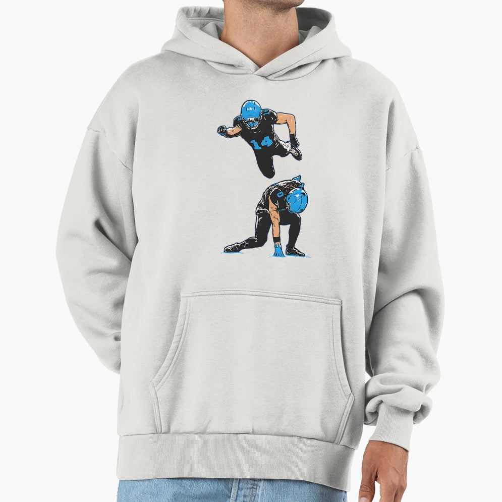 JG And Amon Ra St Brown Detroit Heroes Hoodie - Graphic Print Unisex - T-Shirt, Sweatshirt, Hoodie