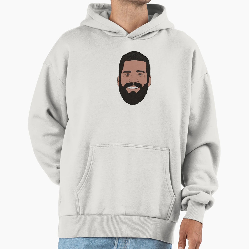 Liverpool Alisson Becker Hoodie - Fun Novelty Design for Adults - T-Shirt, Sweatshirt, Hoodie