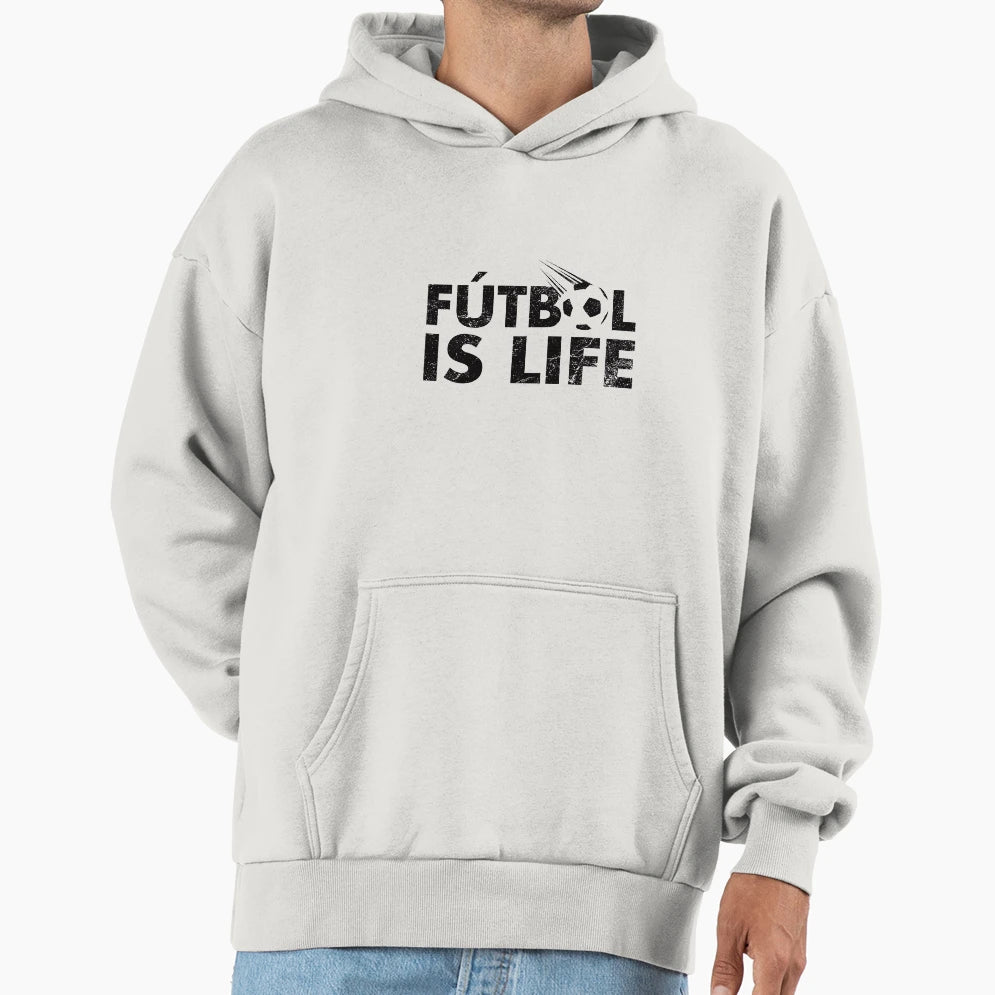 Futbol Is Life World Cup Soccer Fan Hoodie - Casual Everyday Wear Unisex - T-Shirt, Sweatshirt, Hoodie
