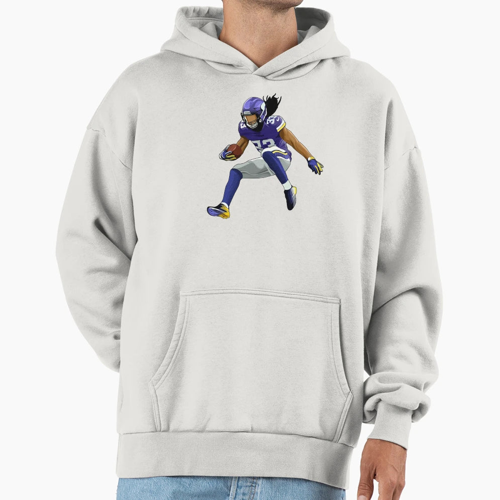 Dalvin Cook Leaps Over Hoodie - Casual Everyday Wear for Adults - T-Shirt, Sweatshirt, Hoodie
