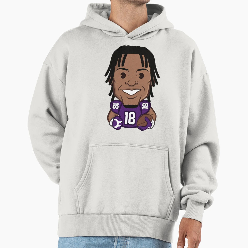 Justin Jeffers Hoodie - Graphic Print for Adults - T-Shirt, Sweatshirt, Hoodie