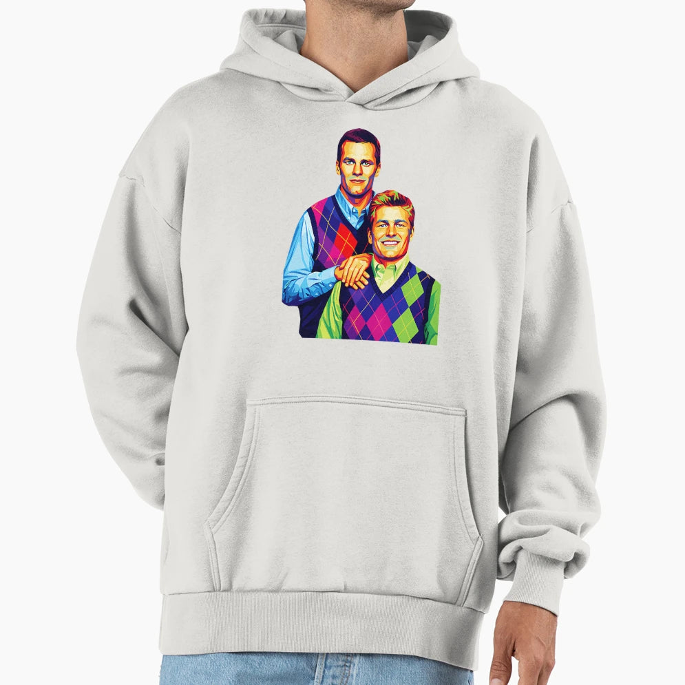 Drake Maye And Tom Hoodie - Trendy Graphic Men Women - T-Shirt, Sweatshirt, Hoodie
