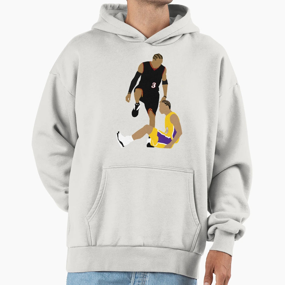 Allen Iverson Stepover Hoodie - Minimalist Print Men Women - T-Shirt, Sweatshirt, Hoodie