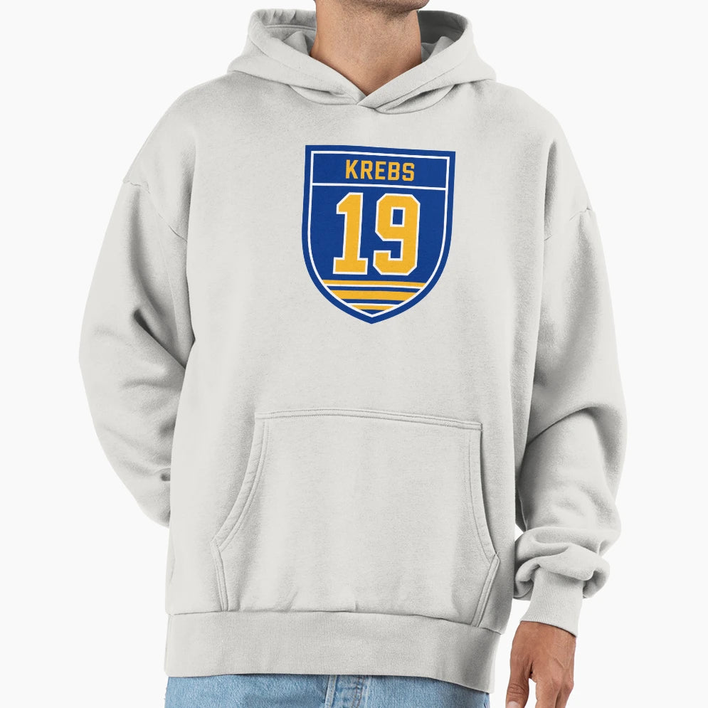 Peyton Krebs 19 Emblem Hoodie - Unique Graphic Unisex - T-Shirt, Sweatshirt, Hoodie