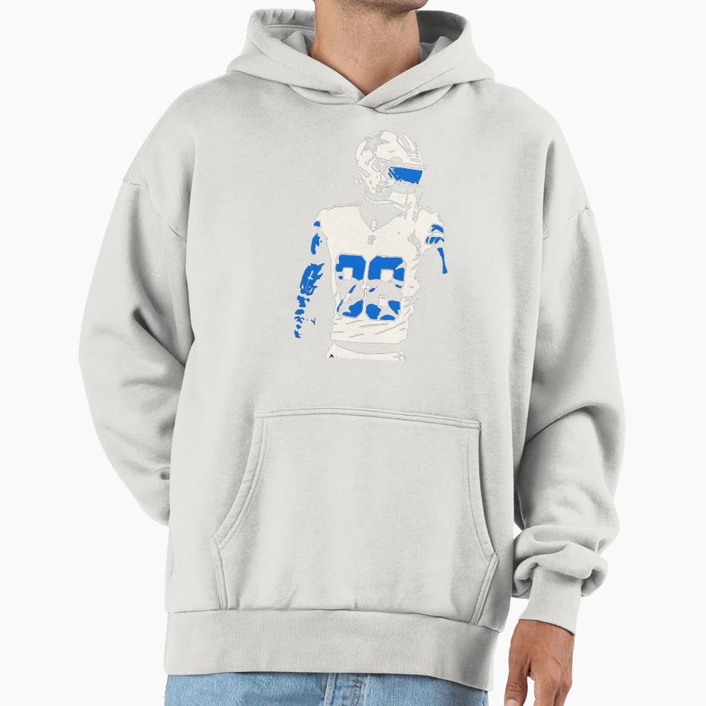 CL 88 Dallas Football Stencil Tribute Hoodie - Novelty Apparel Unisex - T-Shirt, Sweatshirt, Hoodie