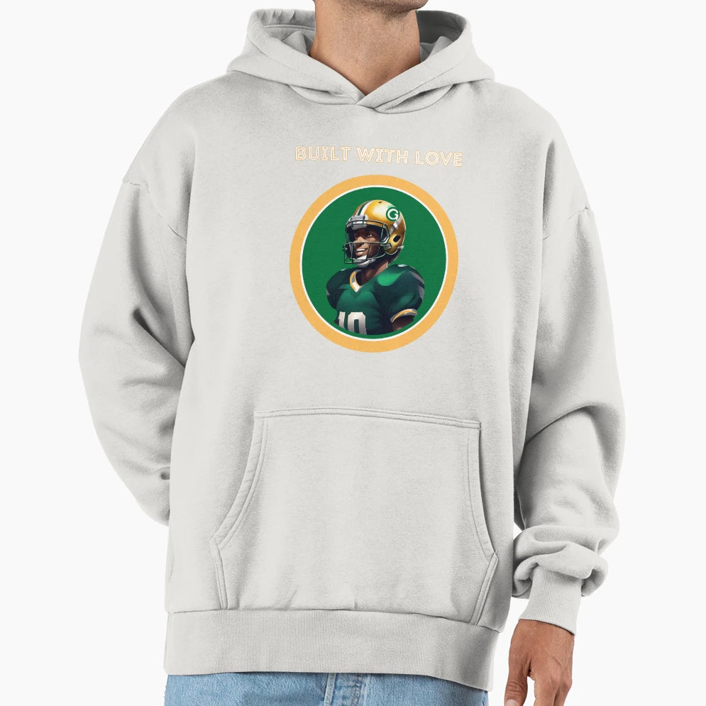 Built Love Hoodie - Minimalist Print Unisex - T-Shirt, Sweatshirt, Hoodie