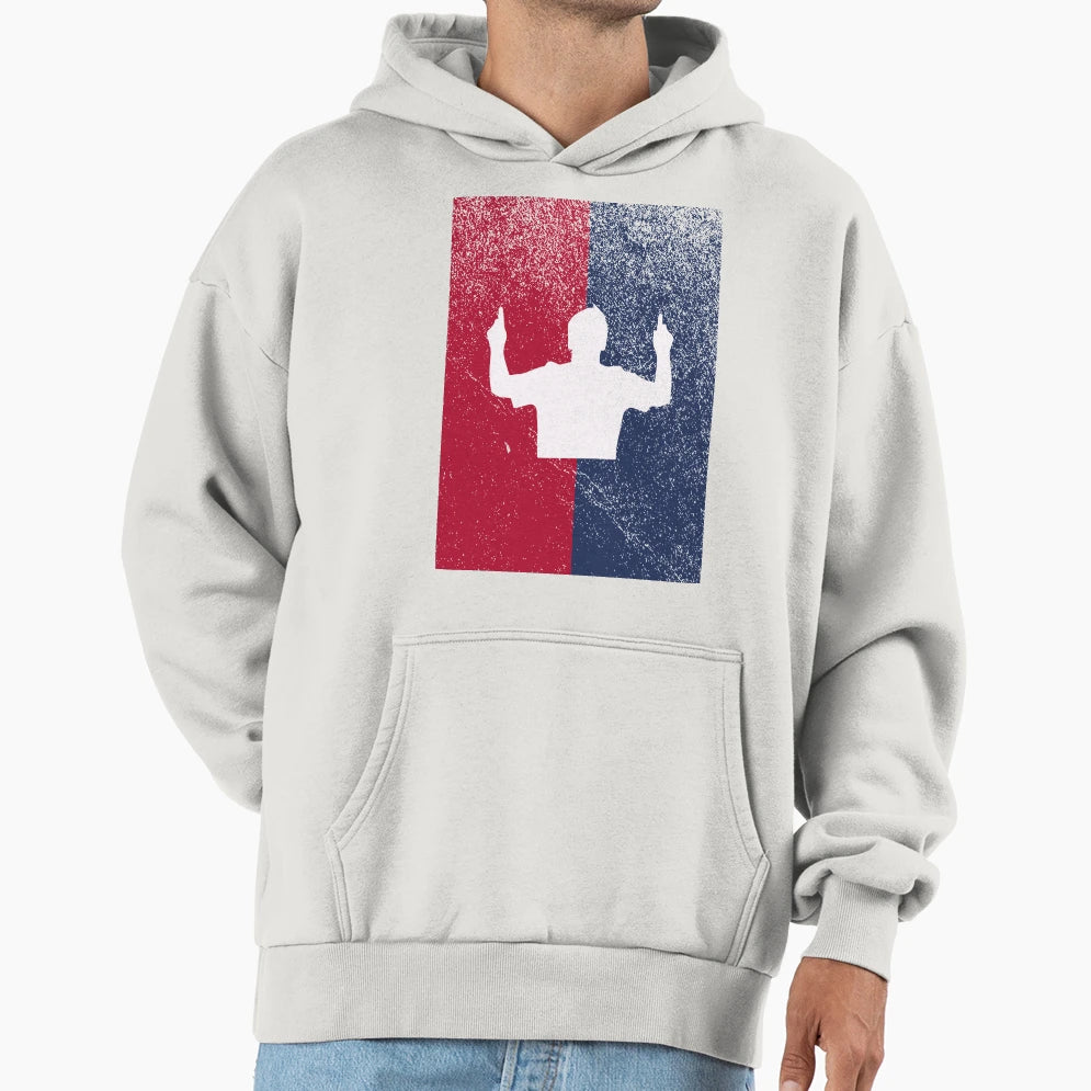 Football Player Art Gift Hoodie - Fun Novelty Design Men Women - T-Shirt, Sweatshirt, Hoodie