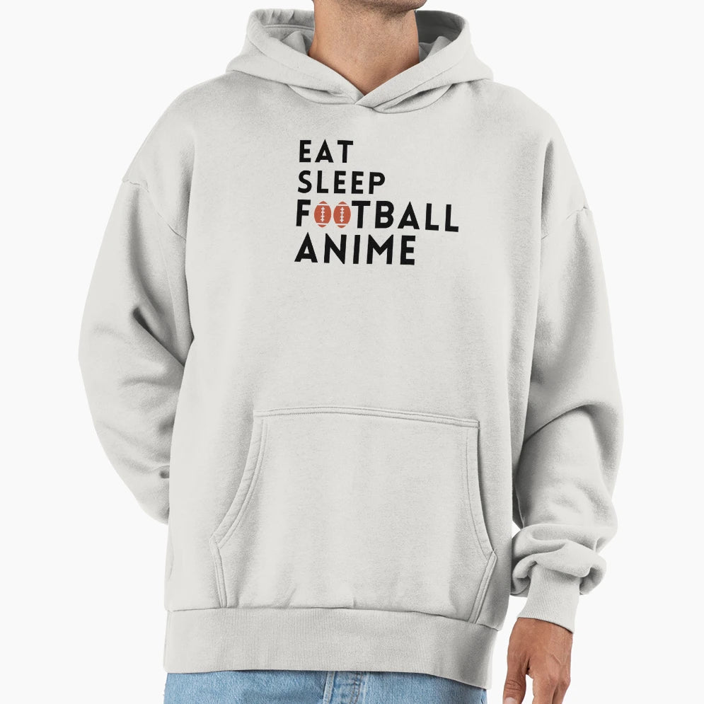 Eat Sleep Football Great Gift Football Hoodie - Streetwear Style Unisex - T-Shirt, Sweatshirt, Hoodie
