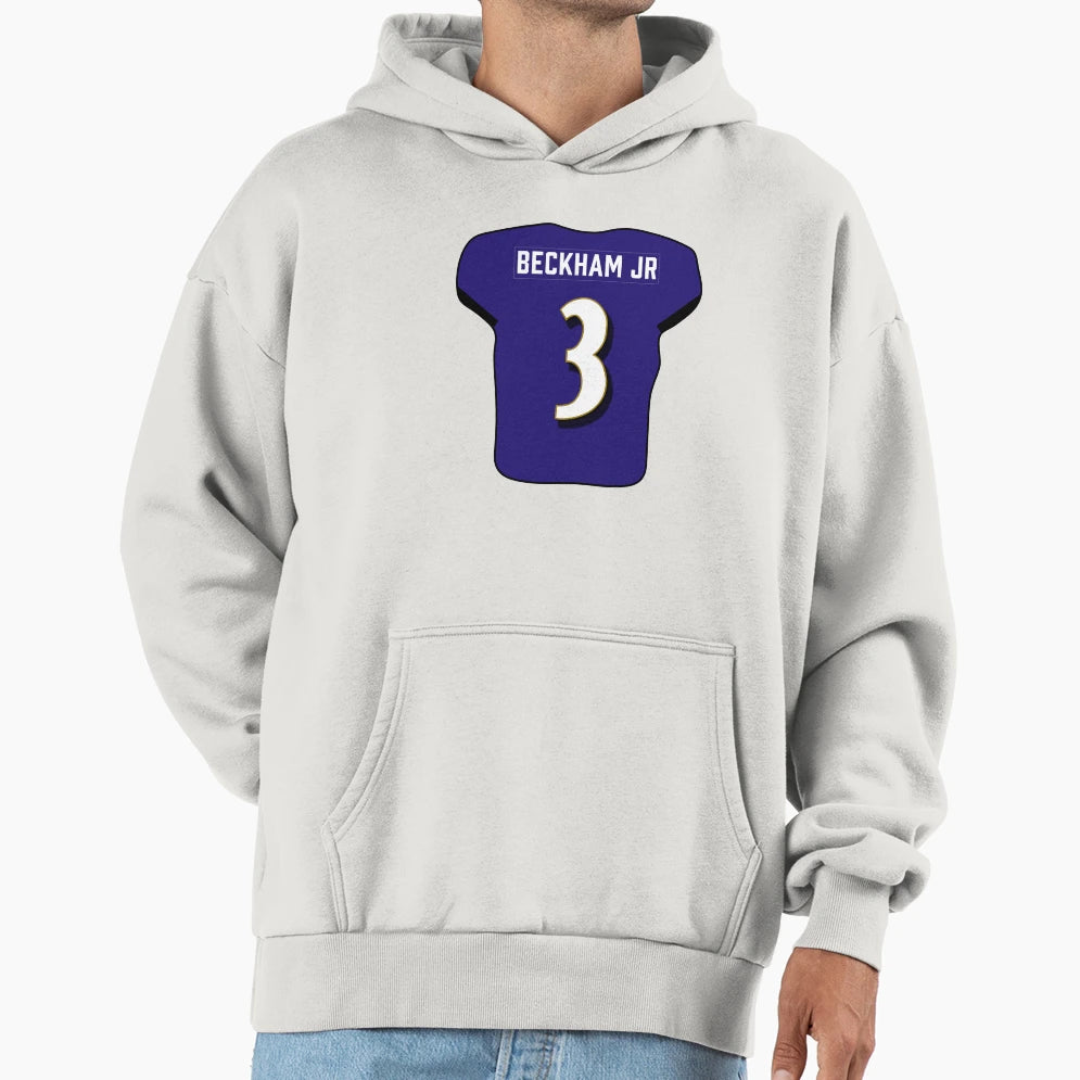 Odell Beckham Jr Jersey Hoodie - Fun Novelty Design for Adults - T-Shirt, Sweatshirt, Hoodie
