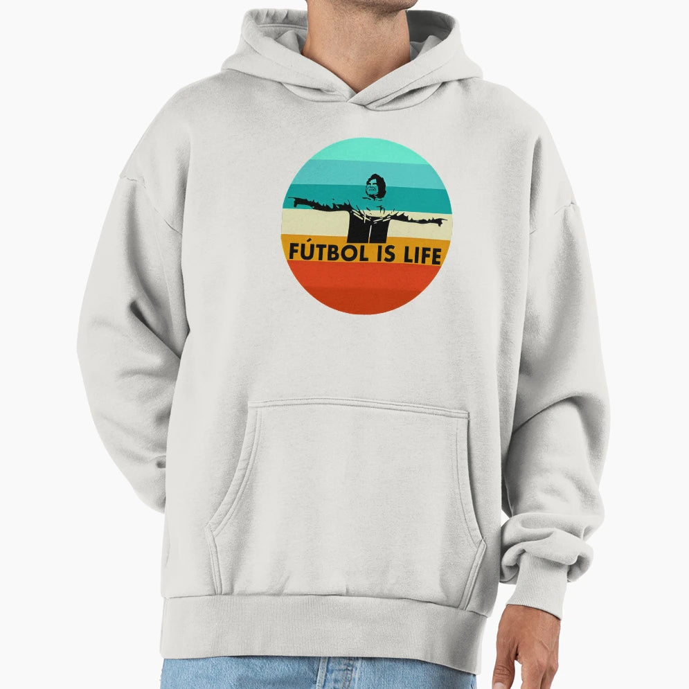 Futbol Is Life Copy Copy Hoodie - Minimalist Print Men Women - T-Shirt, Sweatshirt, Hoodie