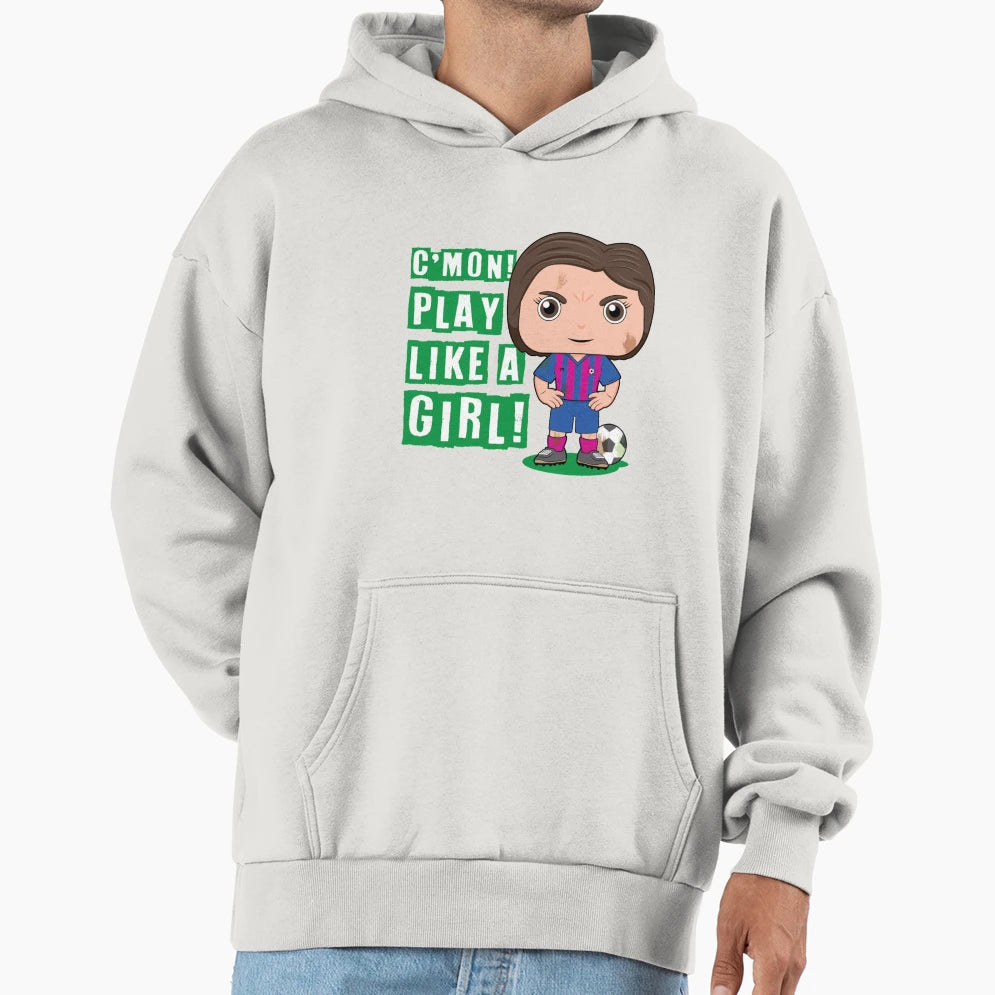 Cmon Play Like Soccer Lightweight Hoodie - Custom Art Print Men Women - T-Shirt, Sweatshirt, Hoodie