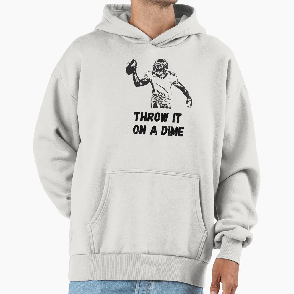 Trace Mcsorley Throw It Dime Hoodie - Aesthetic Graphic Unisex - T-Shirt, Sweatshirt, Hoodie
