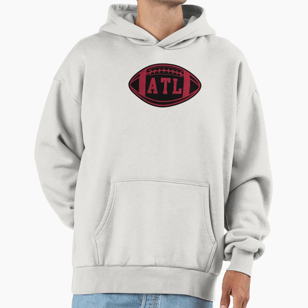 Atlanta Throwback Football Hoodie - Aesthetic Graphic Men Women - T-Shirt, Sweatshirt, Hoodie
