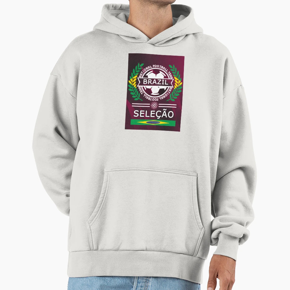 Brazil New Football Supporters Hoodie - Casual Everyday Wear for Adults - T-Shirt, Sweatshirt, Hoodie