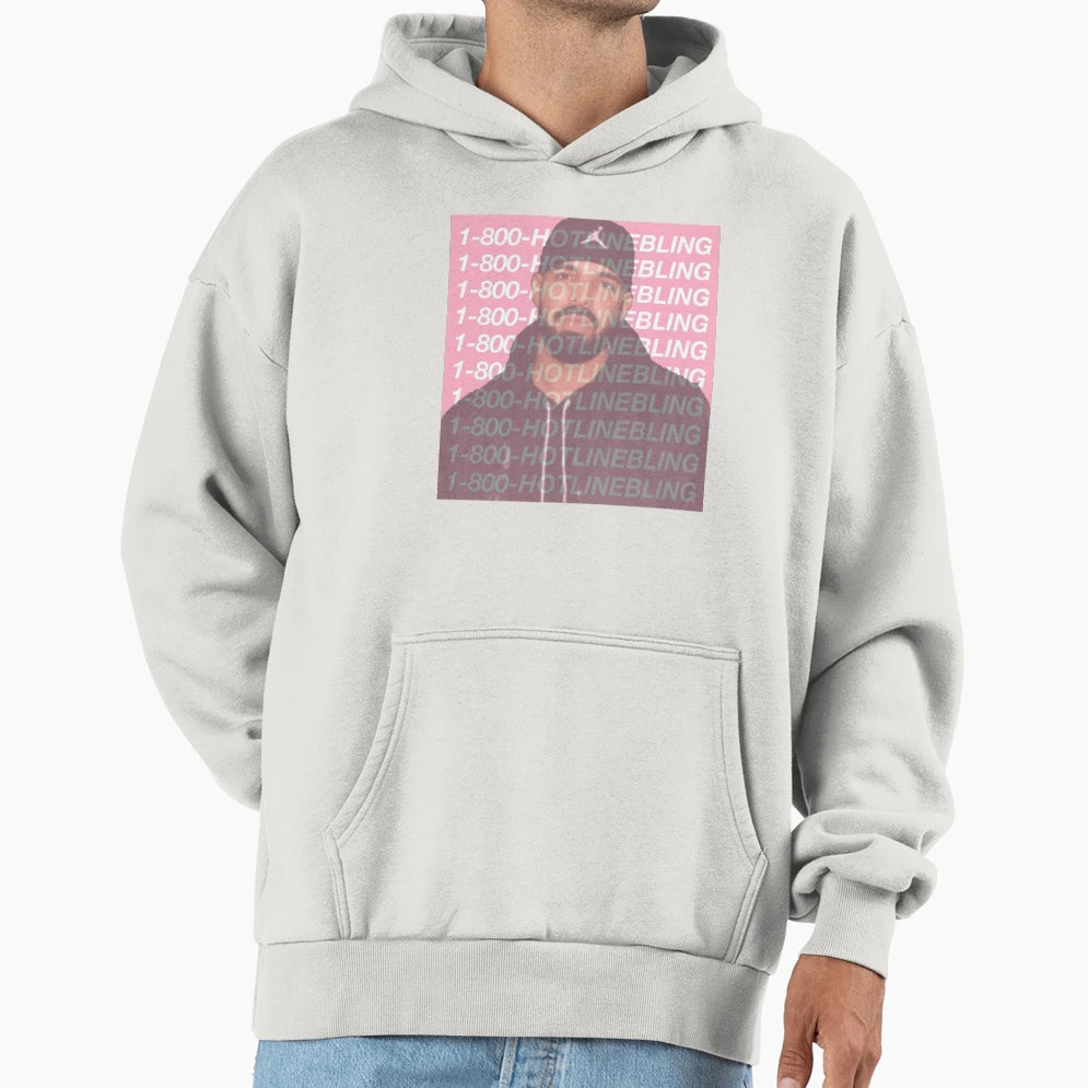 Drake Hotline Bling Hoodie - Novelty Apparel Unisex - T-Shirt, Sweatshirt, Hoodie