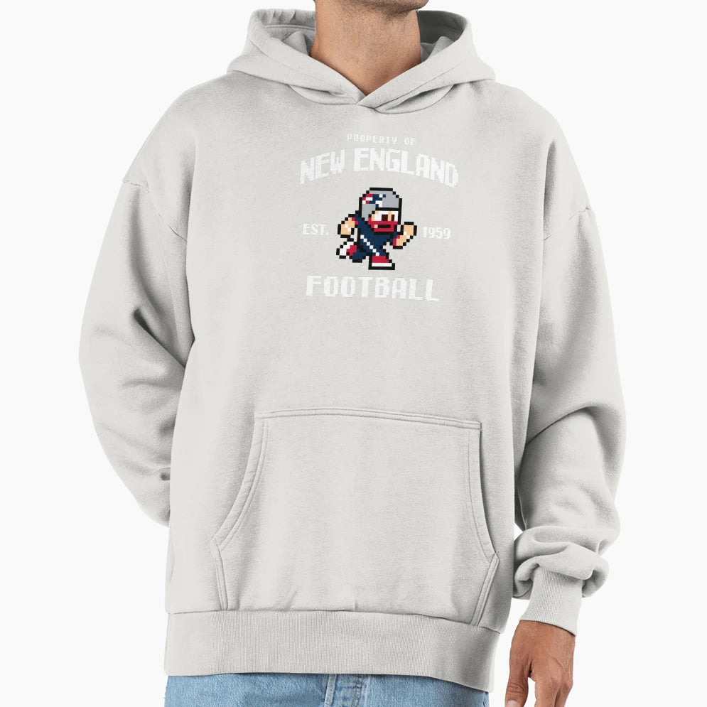 Property New England Patriots Football Hoodie - Aesthetic Graphic Men Women - T-Shirt, Sweatshirt, Hoodie