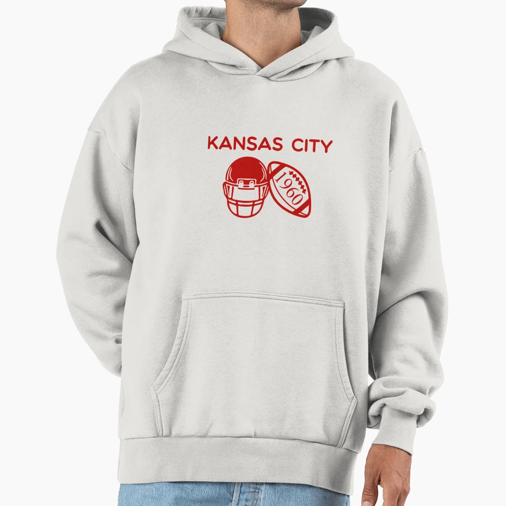 Football De Kansa Hoodie - Fun Novelty Design Unisex - T-Shirt, Sweatshirt, Hoodie
