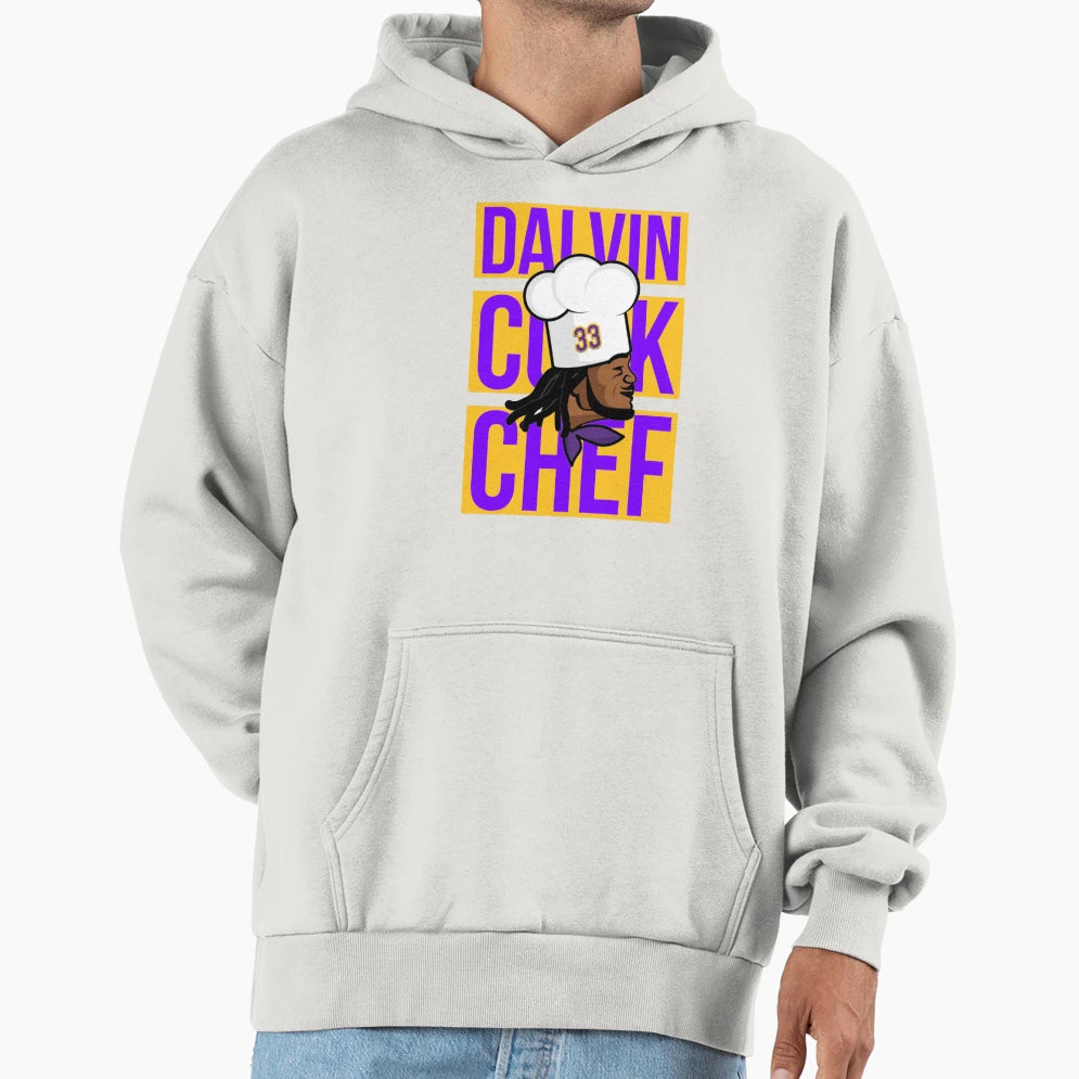 Dalvin Cook Chef Hoodie - Streetwear Style for Adults - T-Shirt, Sweatshirt, Hoodie
