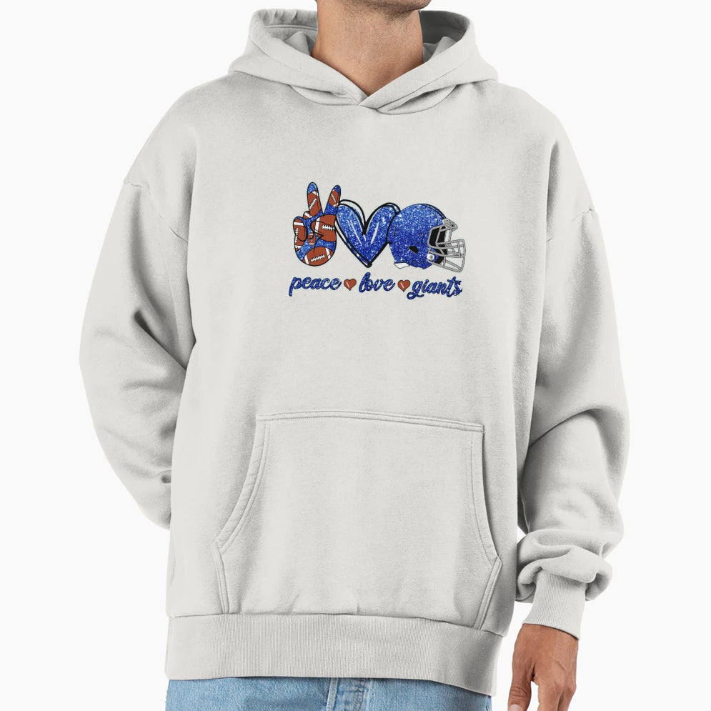 Art New York Giants Hoodie - Custom Art Print for Adults - T-Shirt, Sweatshirt, Hoodie