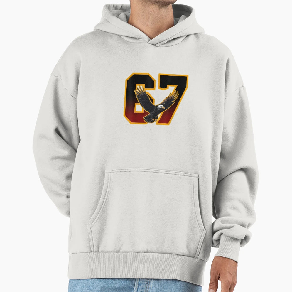 Flying Eagle 67 Six Seven Hoodie - Unique Graphic Unisex - T-Shirt, Sweatshirt, Hoodie