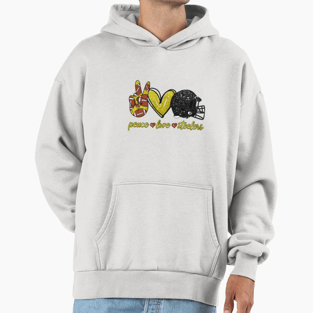 Art Pittsburgh Steelers Hoodie - Casual Everyday Wear Men Women - T-Shirt, Sweatshirt, Hoodie