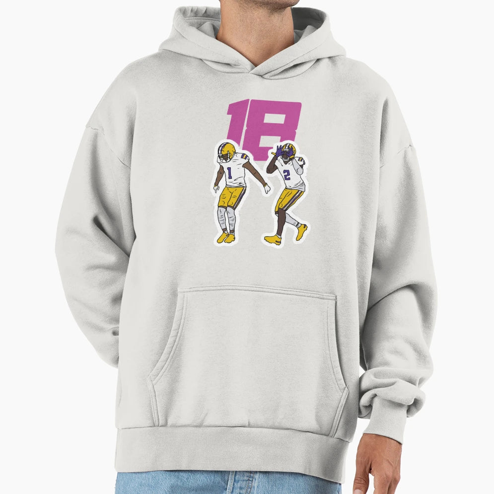 Griddy Duo Hoodie - Aesthetic Graphic Unisex - T-Shirt, Sweatshirt, Hoodie