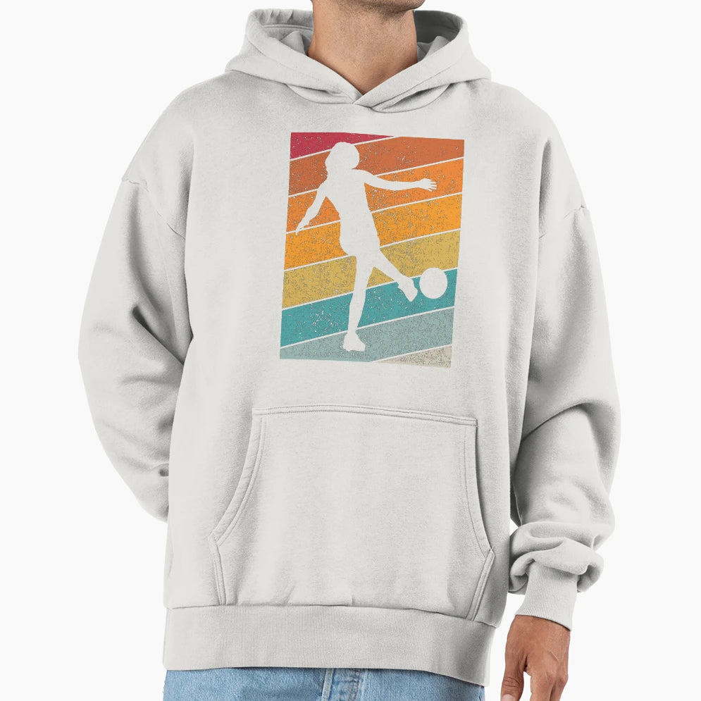 Female Soccer Football Outdoor Sports Hoodie - Fun Novelty Design Unisex - T-Shirt, Sweatshirt, Hoodie