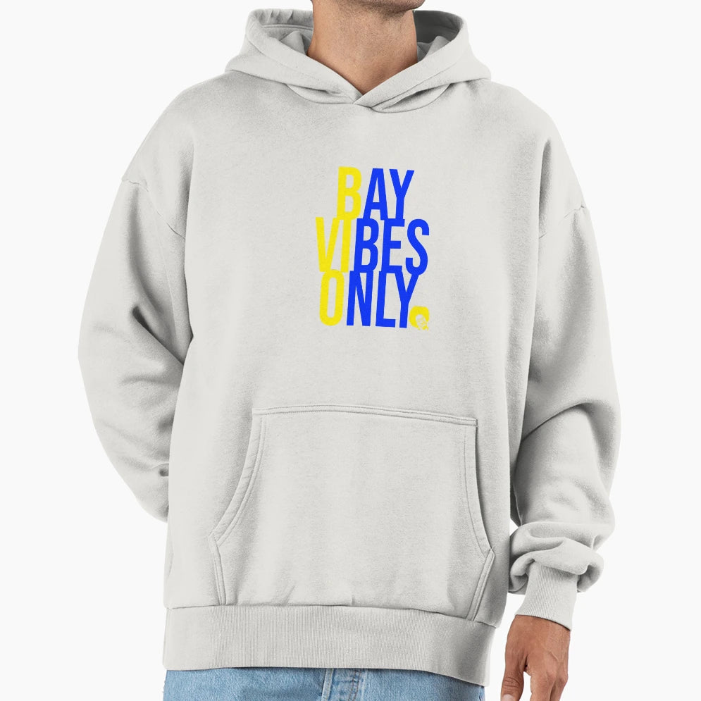 Bay Vibes Only Royal Yellow Hoodie - Aesthetic Graphic Men Women - T-Shirt, Sweatshirt, Hoodie