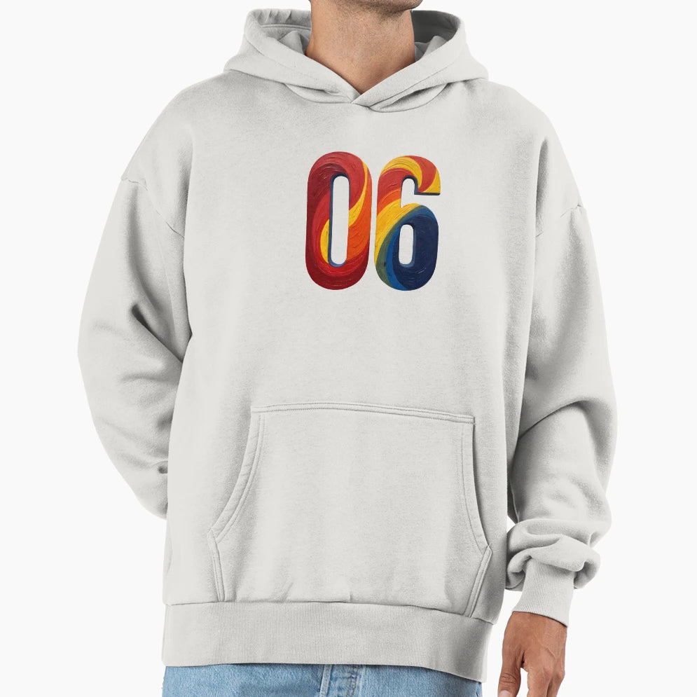 Number Six Hoodie - Novelty Apparel Unisex - T-Shirt, Sweatshirt, Hoodie