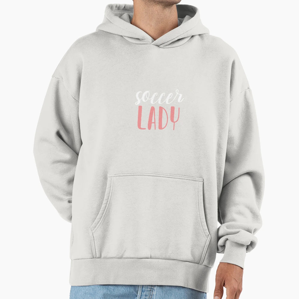 Soccer Lady Soccer Hoodie - Graphic Print Unisex - T-Shirt, Sweatshirt, Hoodie
