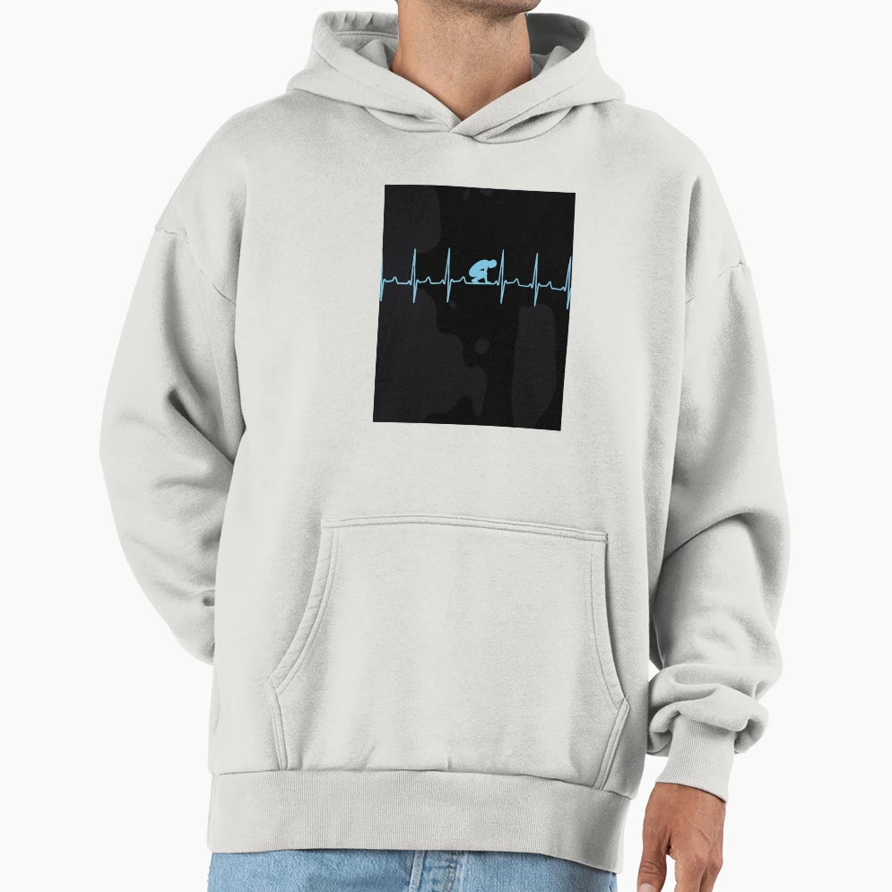 Golf Heartbeat Golfers Hoodie - Custom Art Print Unisex - T-Shirt, Sweatshirt, Hoodie