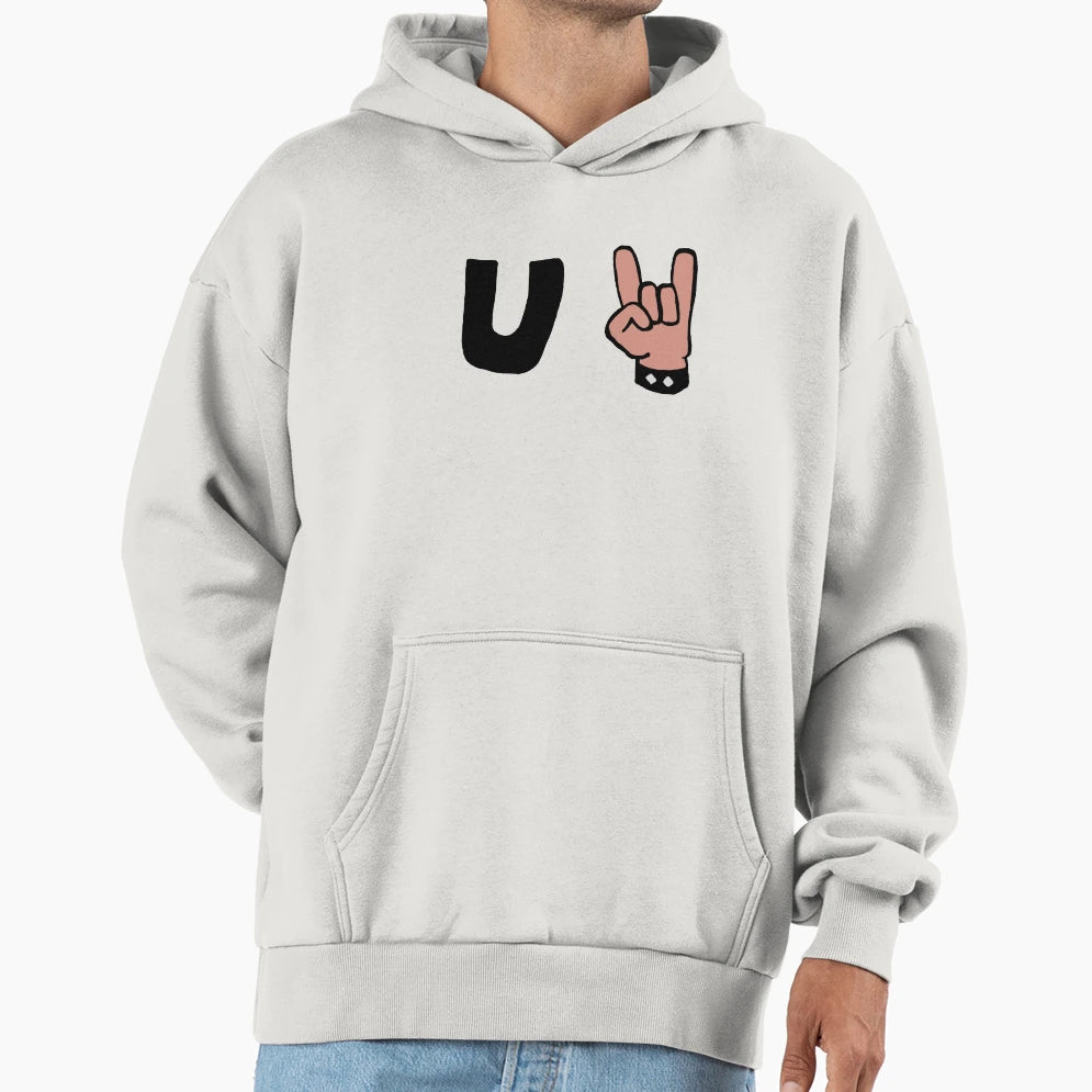 U Rock Hoodie - Streetwear Style for Adults - T-Shirt, Sweatshirt, Hoodie