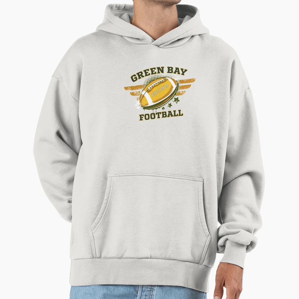 Green Bay Football Hoodie - Unique Graphic Unisex - T-Shirt, Sweatshirt, Hoodie